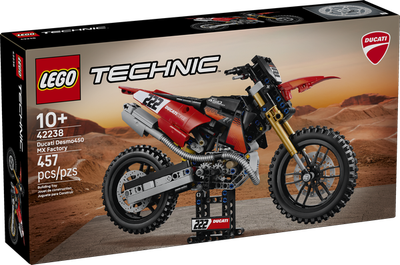 LEGO Technic 42238 La moto Ducati Desmo450 MX Factory