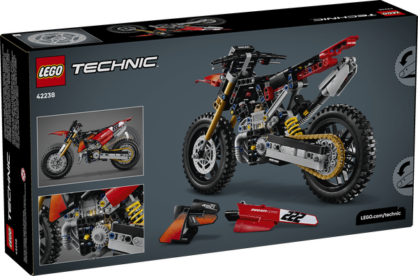 LEGO Technic 42238 La moto Ducati Desmo450 MX Factory