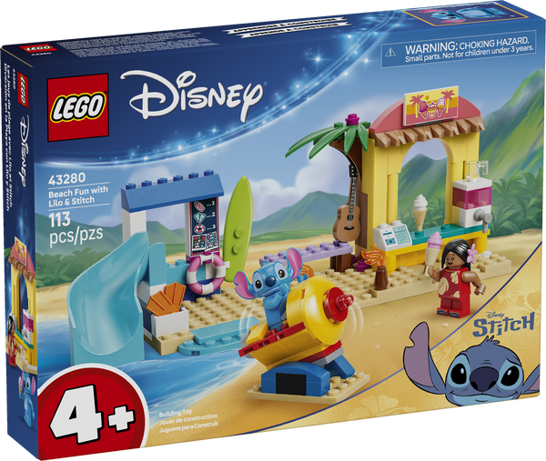 LEGO Disney 43280 Beach Fun with Lilo &amp; Stitch