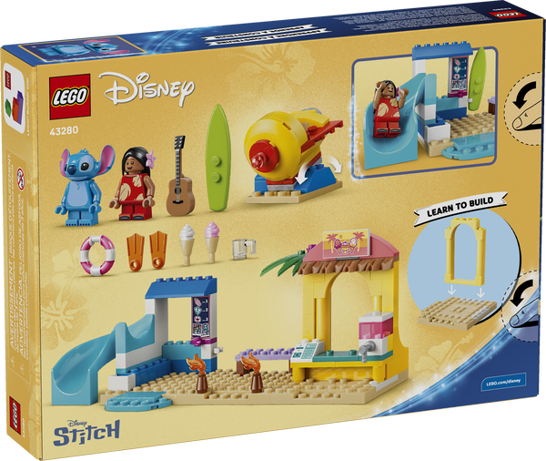 LEGO Disney 43280 Beach Fun with Lilo &amp; Stitch