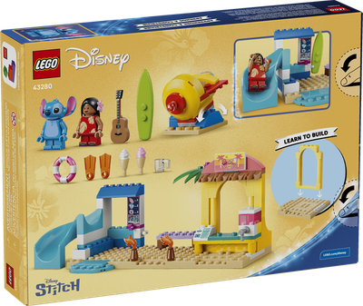 LEGO Disney 43280 Beach Fun with Lilo &amp; Stitch