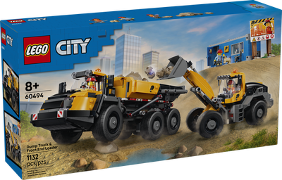 LEGO City 60494 Dump Truck &amp; Front End Loader
