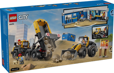 LEGO City 60494 Dump Truck &amp; Front End Loader