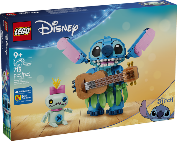 LEGO Disney 43296 Stitch &amp; Scrump