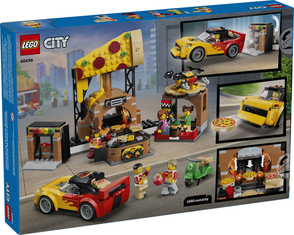 LEGO City 60496 Pizza Delivery Experience with Vehicles