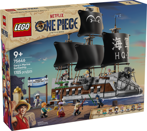 LEGO One Piece 75646 Le cuirassé de la Marine de Garp