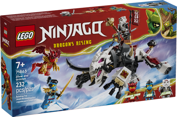 LEGO Ninjago 71863 Zilvar and Grimtak the Dragon Beast