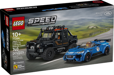 LEGO Speed Champions 77264 Jaguar Project 7 &amp; Land Rover Defender