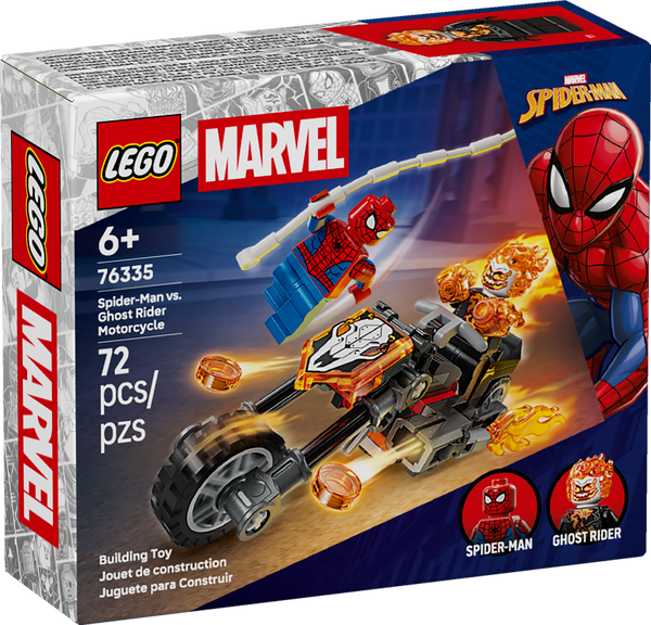 LEGO Marvel 76335 Spider-Man vs. Ghost Rider Motorcycle