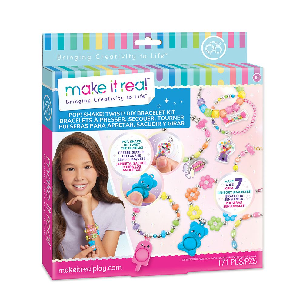 Pop! Shake! Twist! DIY bracelets kit