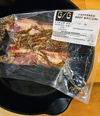 Beef Bacon- Peppered