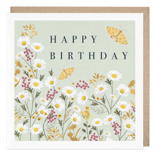 Card - Butterfly Daisy Birthday
