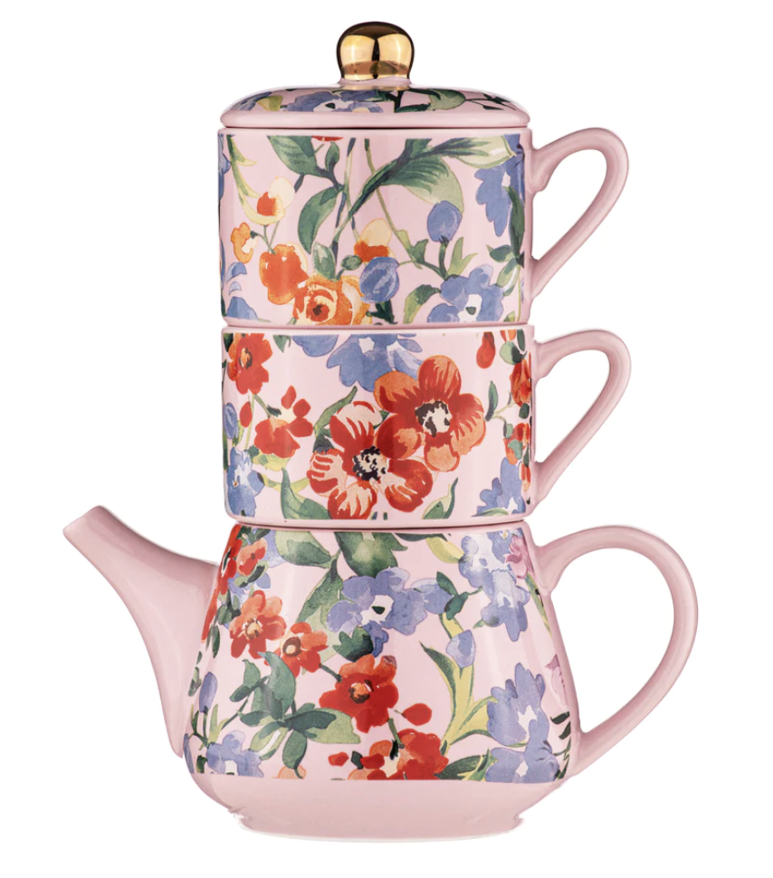 Floral Tea for Two - Pink