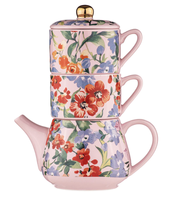 Floral Tea for Two - Pink