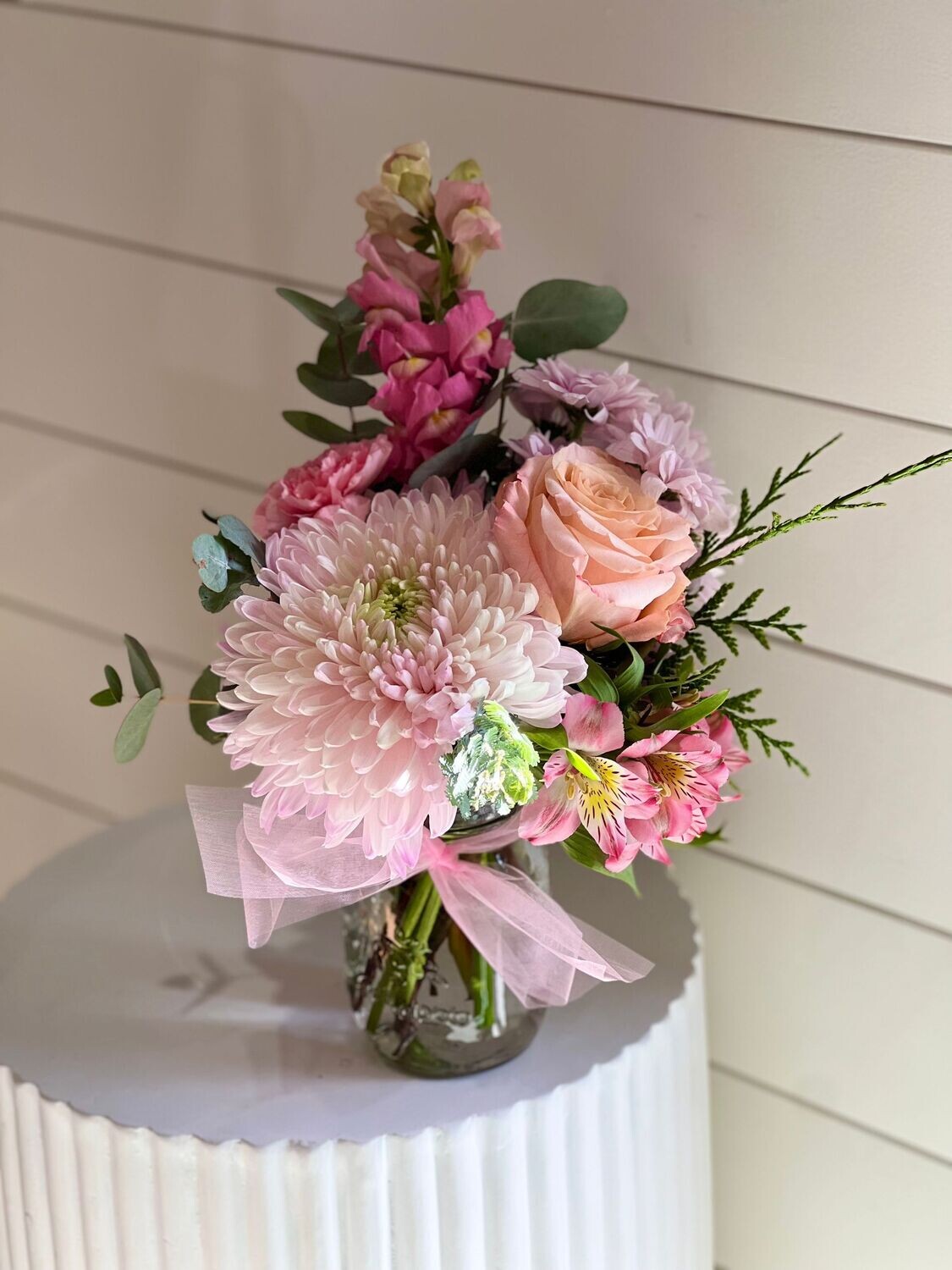 Posy Jar - Florist Choice Pinks