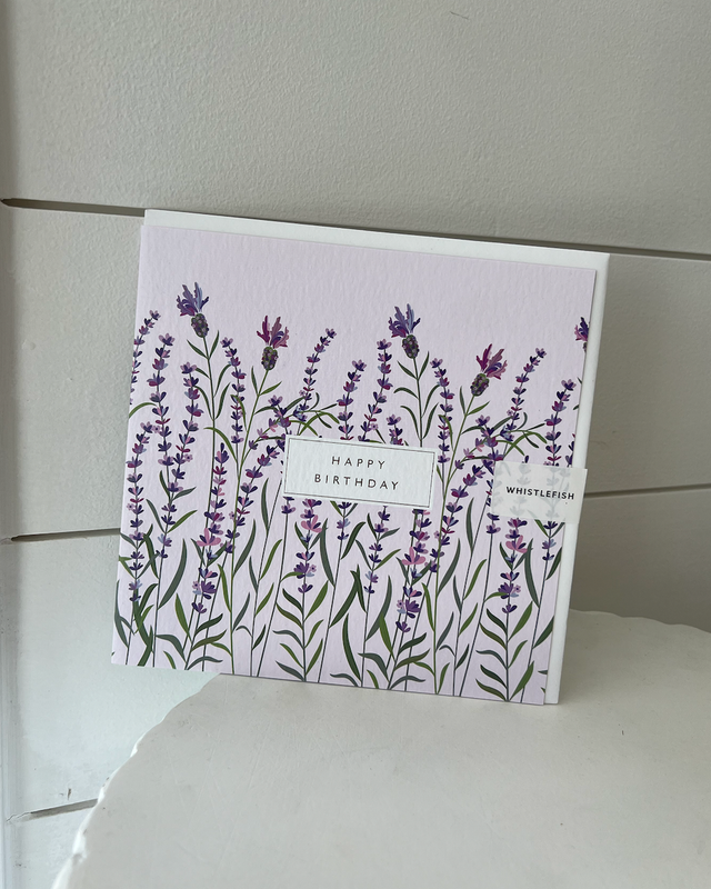 Card -  "Happy Birthday" Lavender