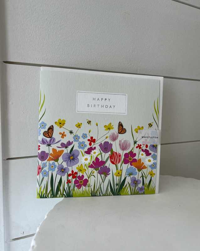 Card - "Happy Birthday" Meadow Mix