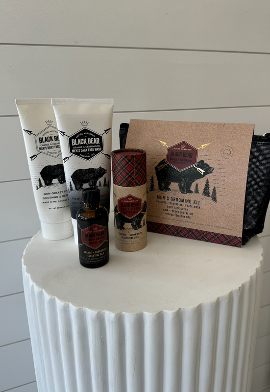 Mens Grooming Kit - Orange and Cedarwood