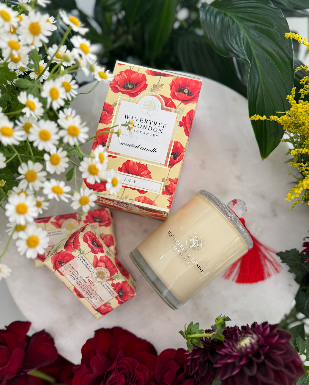 Poppy Candle & Soap Gift