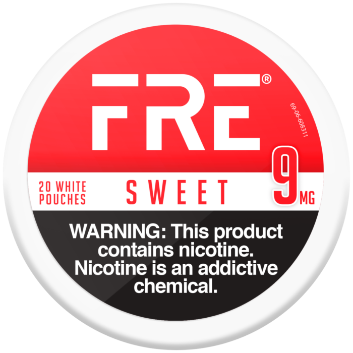 Fre 9 Mg Nicotine  Pouches, Flavor: Sweet