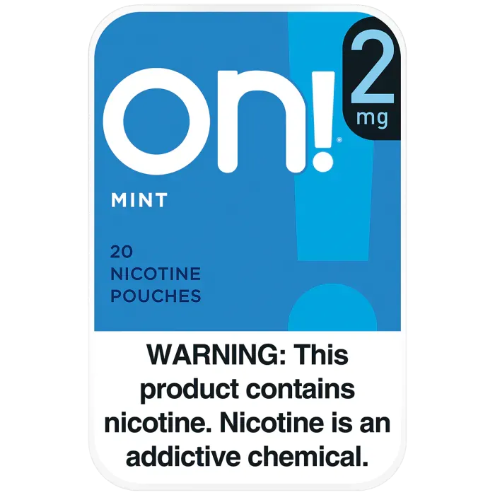 On Nicotine Pouches 2 Mg, Flavor: Mint