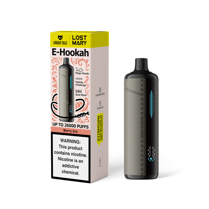 Lost Mary E-Hookah 26.000 Puff, Flavor: Berry Ice
