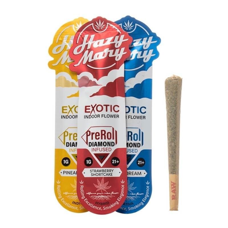 Hazy Mary 1g Diamond Preroll
