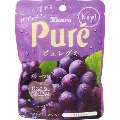 KANRO PURE GUMMY GRAPE