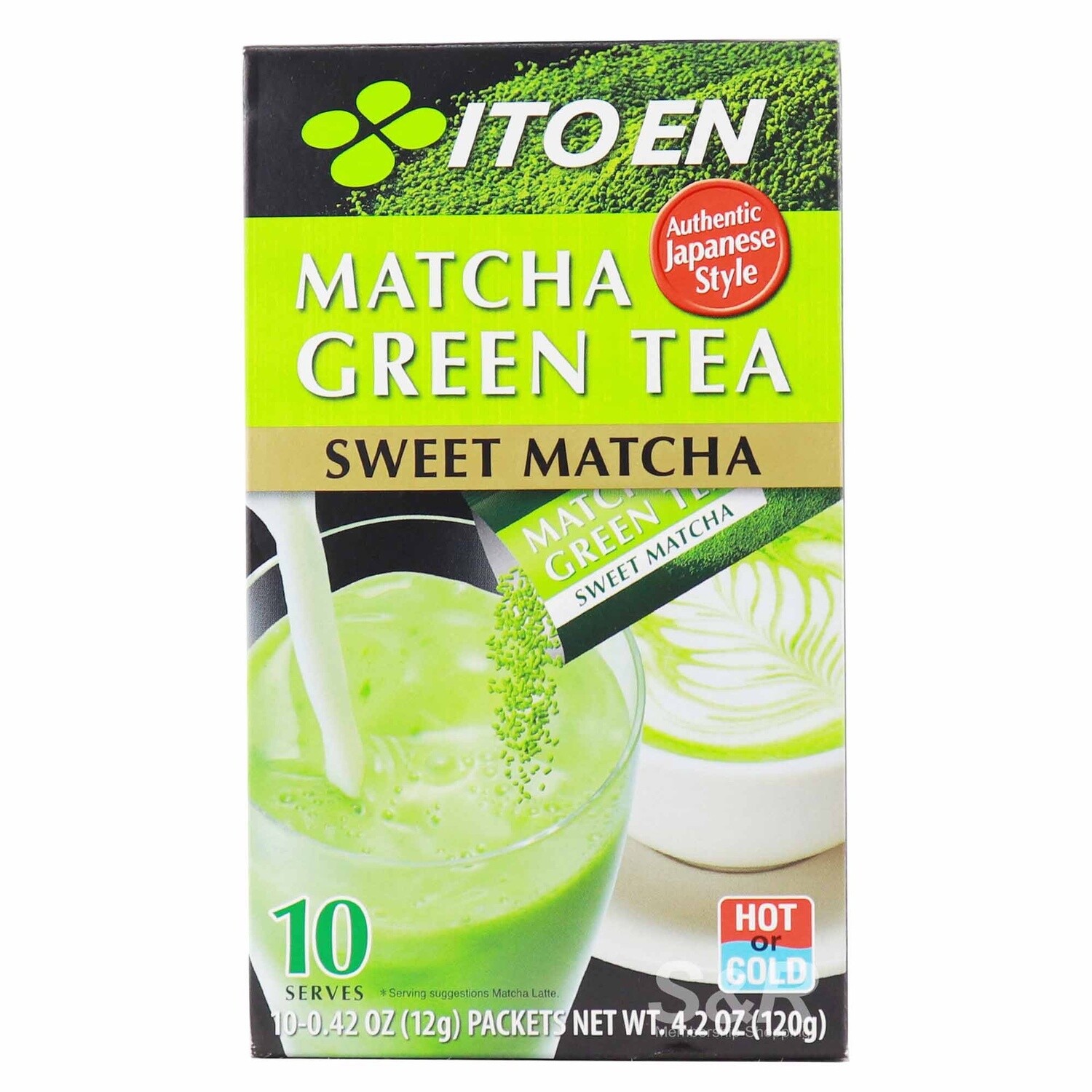ITOEN MATCHA GREEN TEA SWEET 10PC