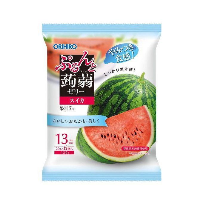 ORIHIRO KONNYKU JELLY POUCH WATERMELON