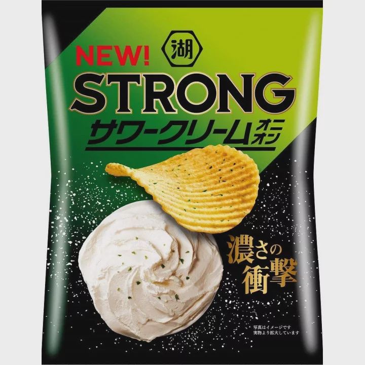 KOIKEYA STRONG POTATO CHIPS SOUR CREAM ONION