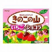 MEIJI CHOCOLATE KINOKO NO YAMA ICHIGO&amp;CHOCOLATE