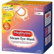 KAO MEGRHYTHM HOT STEAM EYE MASK RIPENED CITRUS  12 SHEETS