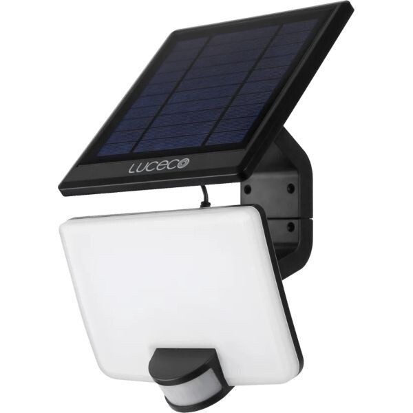 Solar Guardian Black IP54 11W 1500lm 4000K PIR Photocell Floodlight