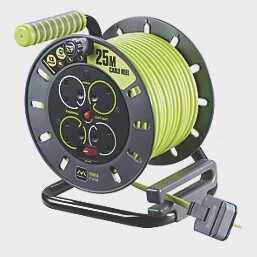 PRO XT OMU2513 13A 4-GANG 25M CABLE REEL 240V