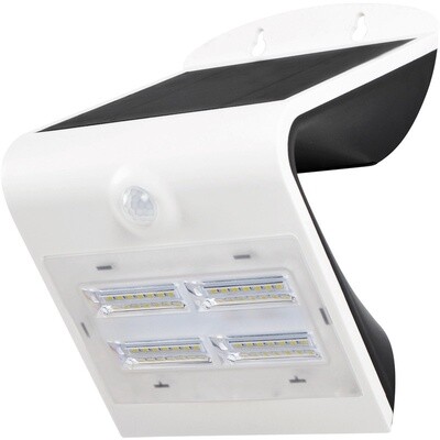 Luceco SOLAR Guardian 3.2W PIR Wall Light IP44 White 400lm