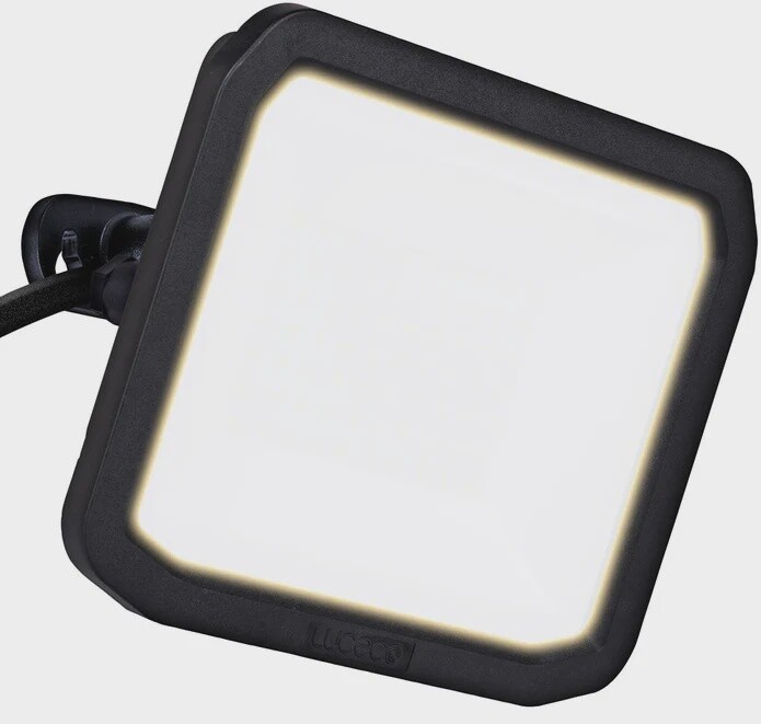 Luceco LFS50B130 50W 5400lm 3000K IP65 Castra Security Floodlight Standard Black