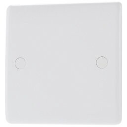 BRITISH GENERAL 1-GANG BLANKING PLATE WHITE
