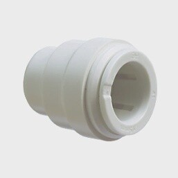 PLASTIC PUSH-FIT STOP END 28MM