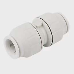 SPEEDFIT PLASTIC PUSH-FIT EQUAL COUPLER 15MM