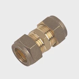 COMPRESSION EQUAL COUPLERS 22MM 2 PACK