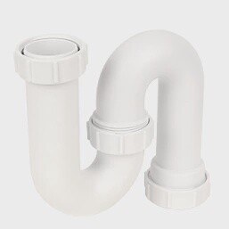 VIVA BASIN S TRAP WHITE &quot;1  1/2&quot; 40MM