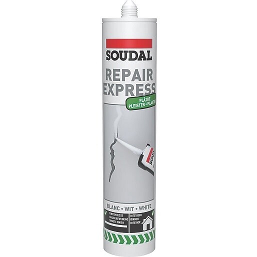 SOUDAL REPAIR EXPRESS PLASTER FILLER WHITE 290ML