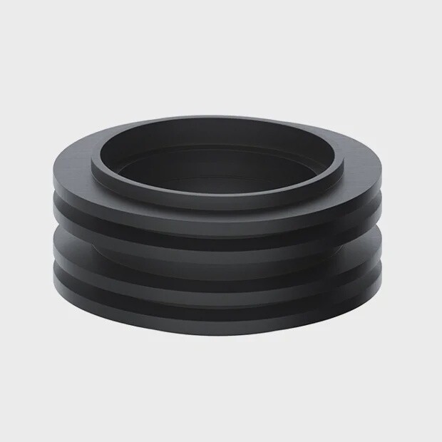 Viva Internal Flush Cone (Black Rubber)