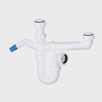 Viva 1-1/2″ 40mm Bowl &amp; Half Sink Trap WTBNH01