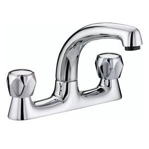 HS110N - Contract Deck Sink Mixer Tap - Chrome
