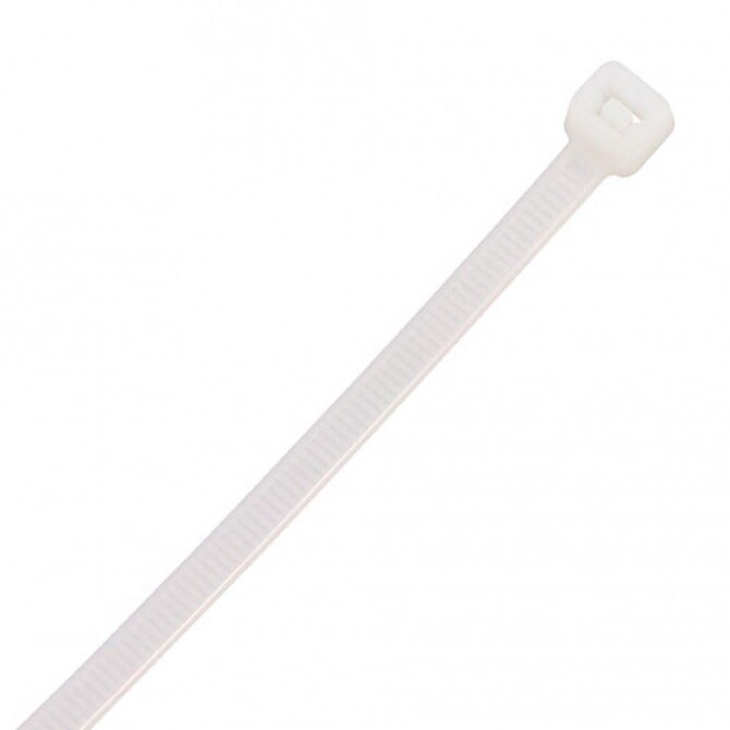 Timco 48160CTN Cable Ties - Natural 4.8 X 160 Bag 100