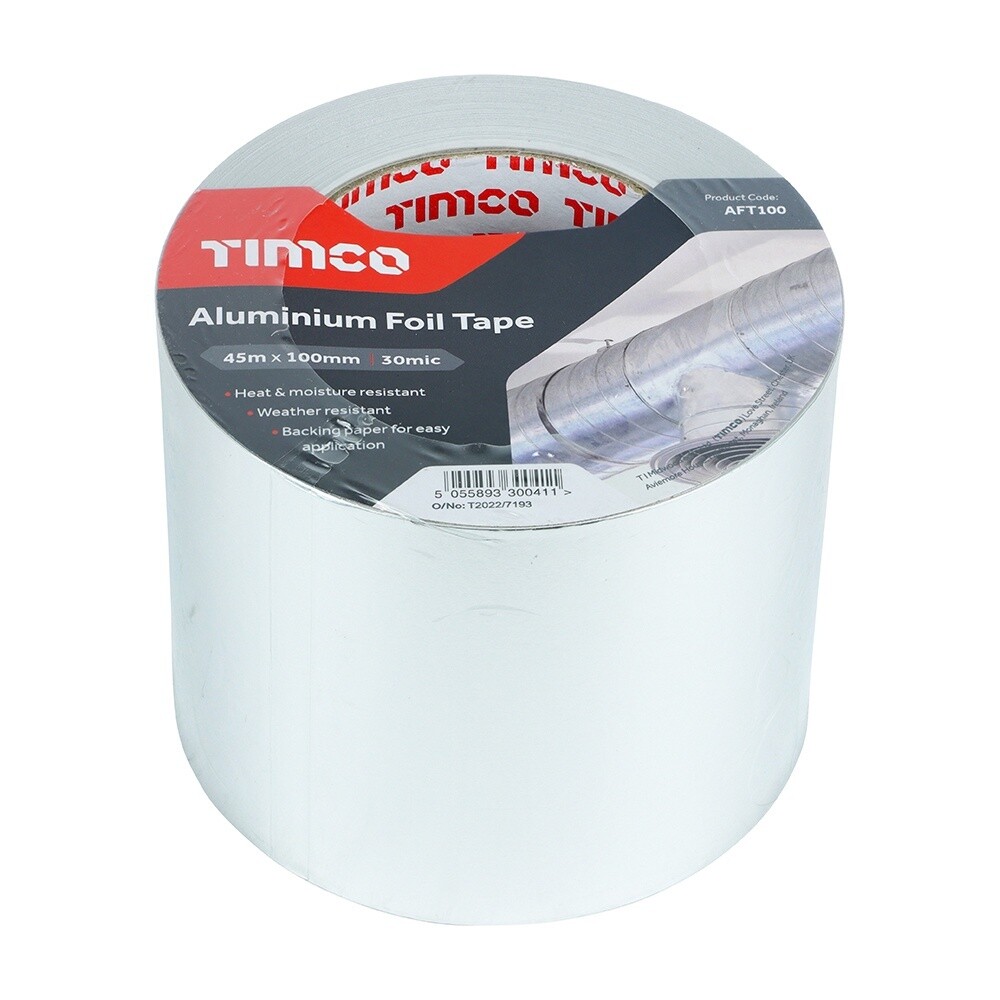 Aluminium Foil Tape 45m x 100mm