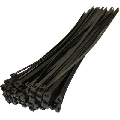 Cable Ties 140mm x 3.6mm Black 100pk