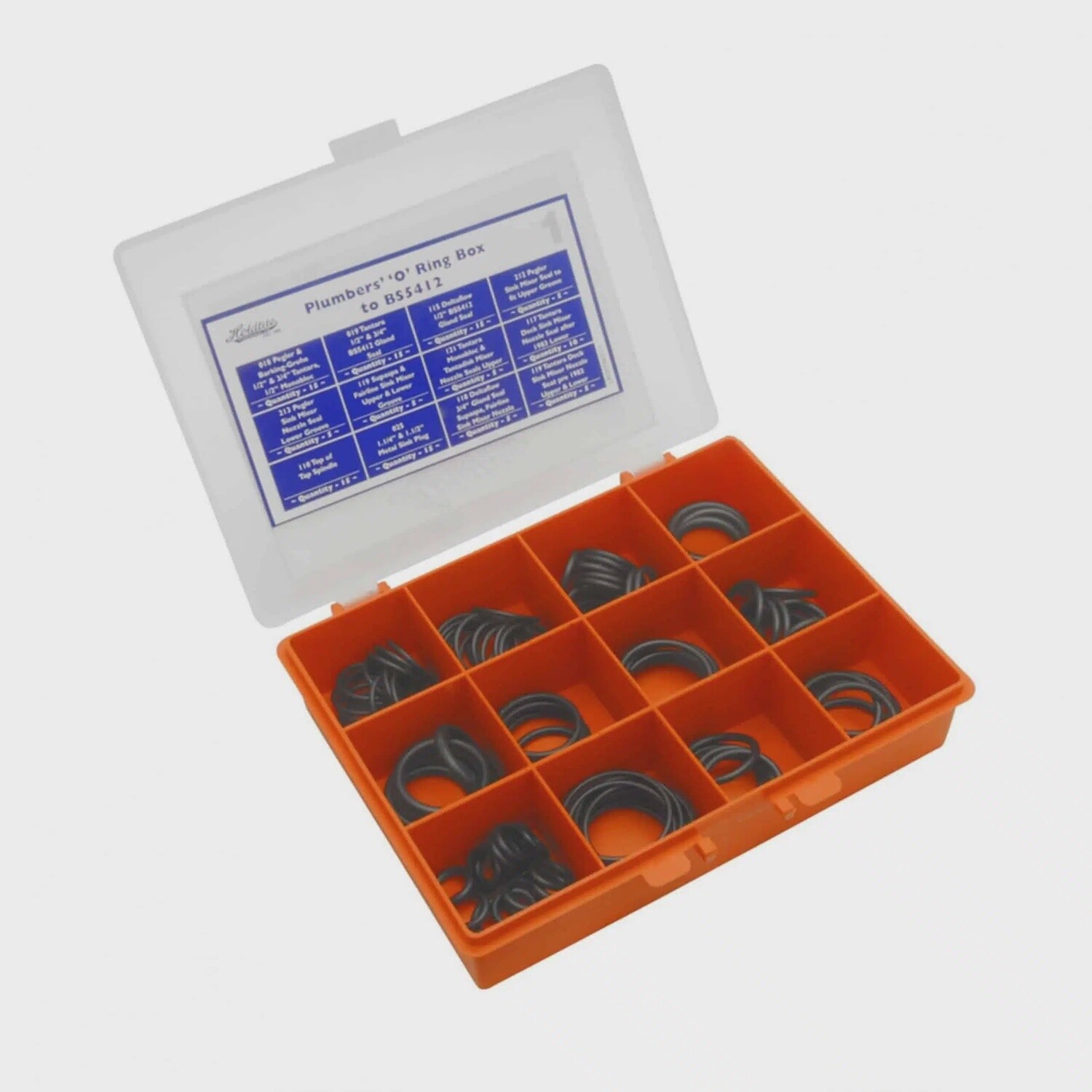 Holdtite No.1 Plumbers Imperial ‘O’ Ring Repair Kit Box L08HP12OR-BR 367528